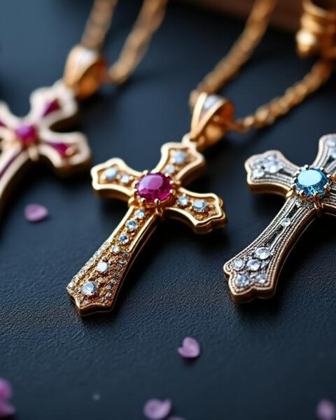 découvrez les dernières tendances en matière de pendentifs en croix pour femme. un mélange parfait d'élégance et de modernité, ces bijoux incontournables ajoutent une touche unique à votre style. ne manquez pas les designs et matériaux à la mode qui sublimeront vos tenues !