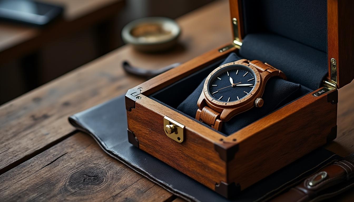 découvrez comment personnaliser votre coffret cadeau montre en bois konifer pour offrir une surprise inoubliable. ajoutez une touche unique à ce cadeau exceptionnel qui allie élégance et authenticité, idéal pour toutes les occasions.