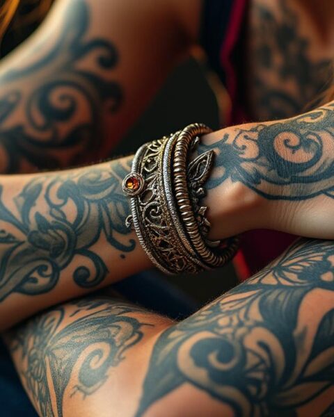 découvrez comment les tatouages bijoux pour le bras subliment la féminité et deviennent une véritable forme d'expression artistique unique, raffinée et tendance.