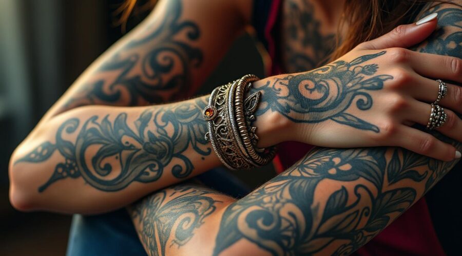 découvrez comment les tatouages bijoux pour le bras subliment la féminité et deviennent une véritable forme d'expression artistique unique, raffinée et tendance.