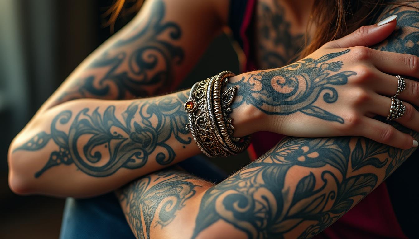 découvrez comment les tatouages bijoux pour le bras subliment la féminité et deviennent une véritable forme d'expression artistique unique, raffinée et tendance.