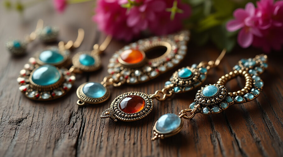 craquez pour des clips d’oreilles ethniques, les accessoires incontournables pour sublimer vos tenues et adopter un look bohème chic tendance et original.