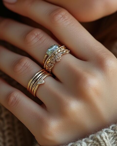 découvrez comment créer une combinaison harmonieuse et tendance avec des anneaux empilables. apprenez à associer styles, couleurs et matériaux pour un look unique et chic.