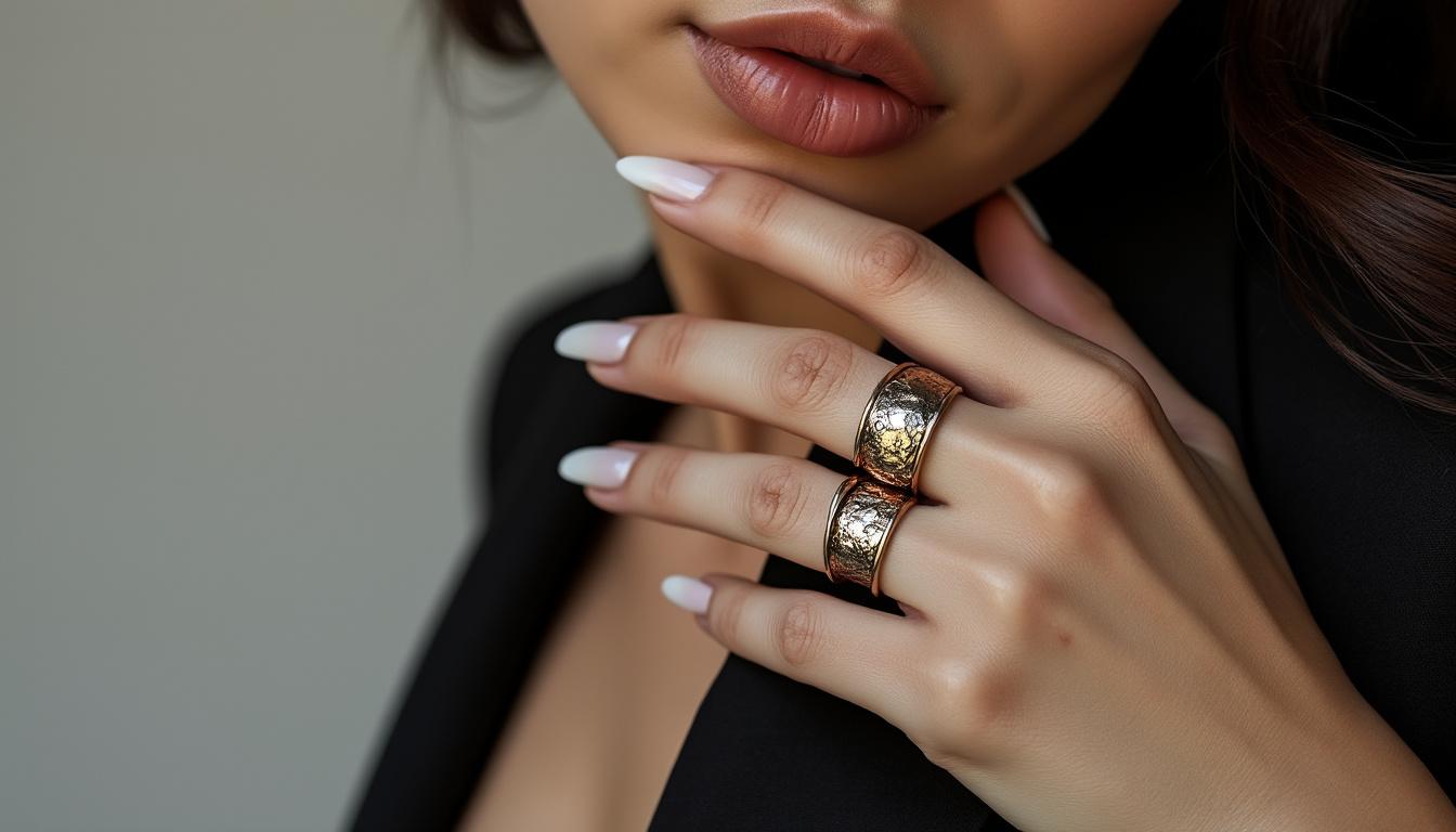découvrez notre guide complet pour adopter les anneaux martelés, un style artisanal chic et authentique qui sublime votre allure avec élégance et originalité.