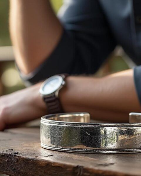 découvrez pourquoi la manchette en argent massif séduit depuis toujours. élégante, résistante et facile à assortir, elle traverse les époques sans perdre de son éclat. adoptez ce bijou intemporel dans votre collection !