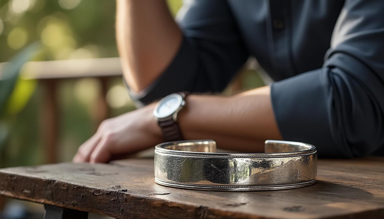 découvrez pourquoi la manchette en argent massif séduit depuis toujours. élégante, résistante et facile à assortir, elle traverse les époques sans perdre de son éclat. adoptez ce bijou intemporel dans votre collection !