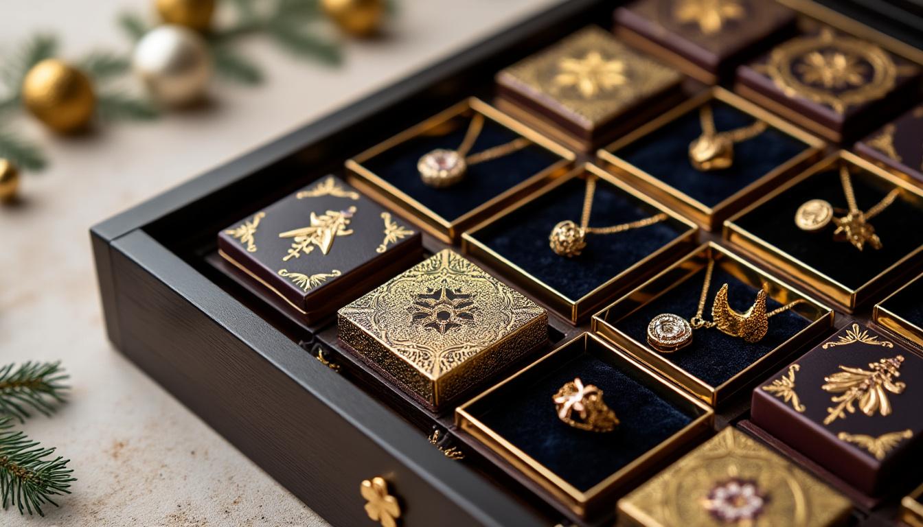 découvrez comment créer un calendrier de l'avent bijoux personnalisé unique et élégant pour surprendre vos proches tout au long du mois de décembre.