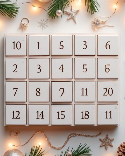découvrez comment créer un calendrier de l'avent de bijoux personnalisé unique pour offrir ou vous faire plaisir, avec notre guide étape par étape facile à suivre.