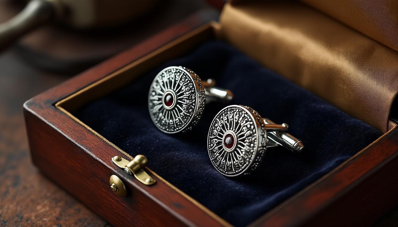 découvrez nos boutons de manchette gravés, le cadeau élégant et personnalisé idéal pour célébrer les grandes occasions avec raffinement.