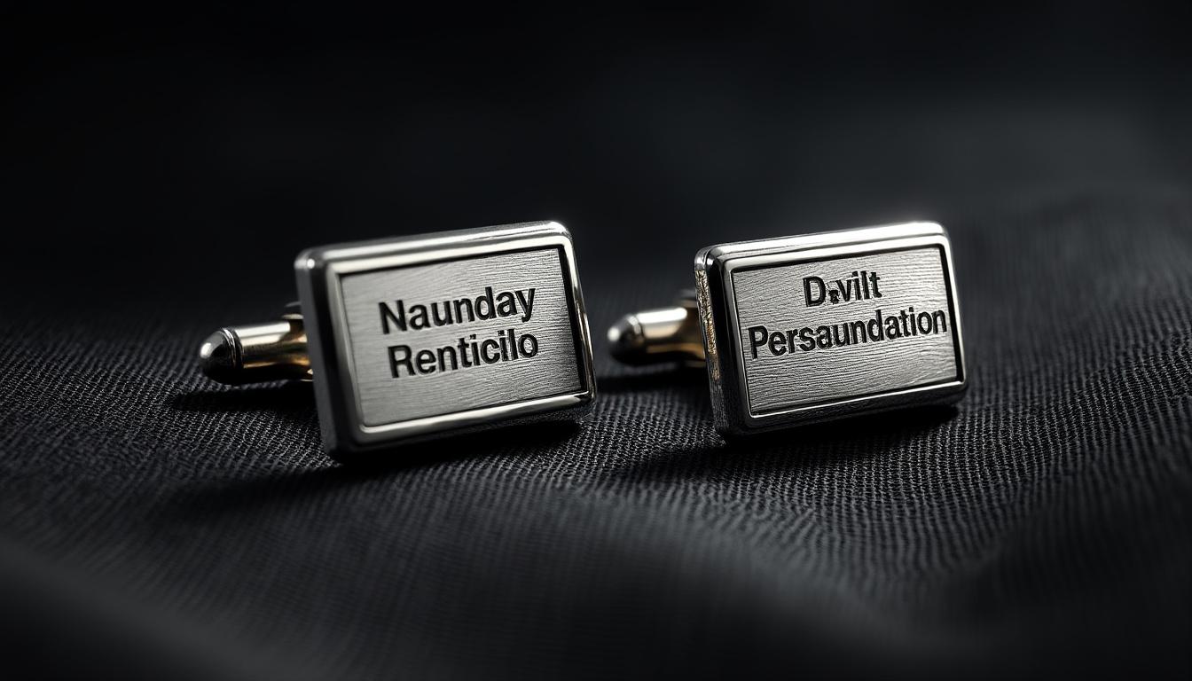 découvrez nos boutons de manchette gravés, un cadeau élégant et personnalisé parfait pour célébrer les grandes occasions avec raffinement.