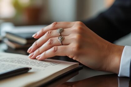 découvrez comment incorporer subtilement des bagues de phalange dans un style professionnel élégant et discret, pour allier modernité et sophistication au bureau.