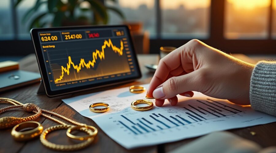 découvrez comment le prix du gramme d'or pour les bijoux évolue et comprendre les facteurs qui influencent les variations du marché de l'or.