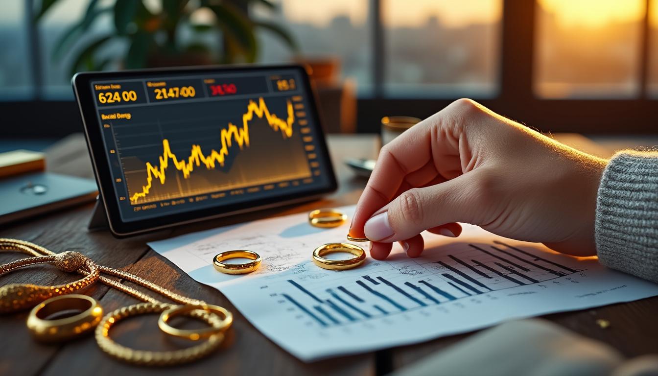 découvrez comment le prix du gramme d'or pour les bijoux évolue et comprendre les facteurs qui influencent les variations du marché de l'or.