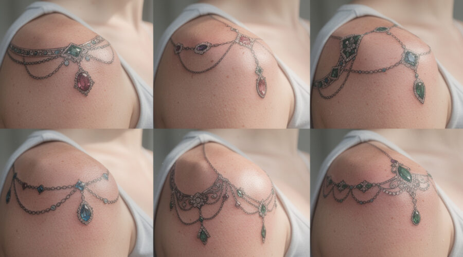 découvrez 10 idées originales de tatouages bijoux pour sublimer votre épaule. inspirez-vous de ces créations délicates et élégantes à copier pour un look unique.