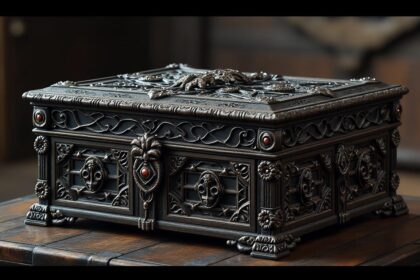 découvrez nos boîtes à bijoux gothiques alliant fonctionnalité et esthétique sombre pour ranger vos trésors avec style et mystère.