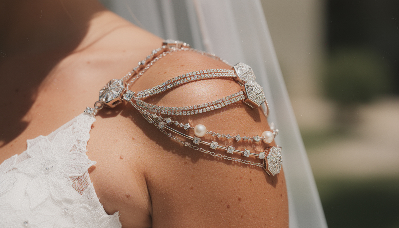 découvrez les bijoux d’épaule pour mariage qui font sensation cette année : des styles originaux et élégants pour sublimer votre tenue nuptiale avec charme et modernité.