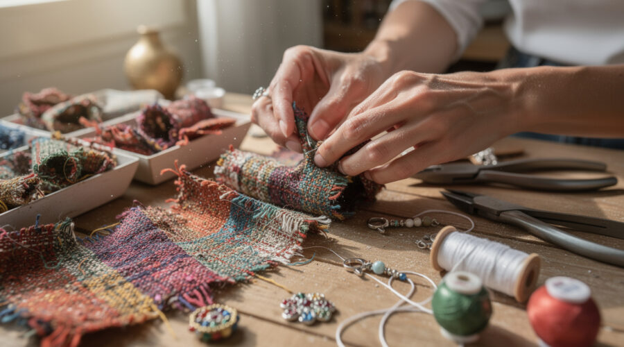 découvrez comment transformer vos chutes de tissu wax en accessoires glamour grâce à notre tutoriel facile et créatif. bijoux uniques et tendances à réaliser chez vous !