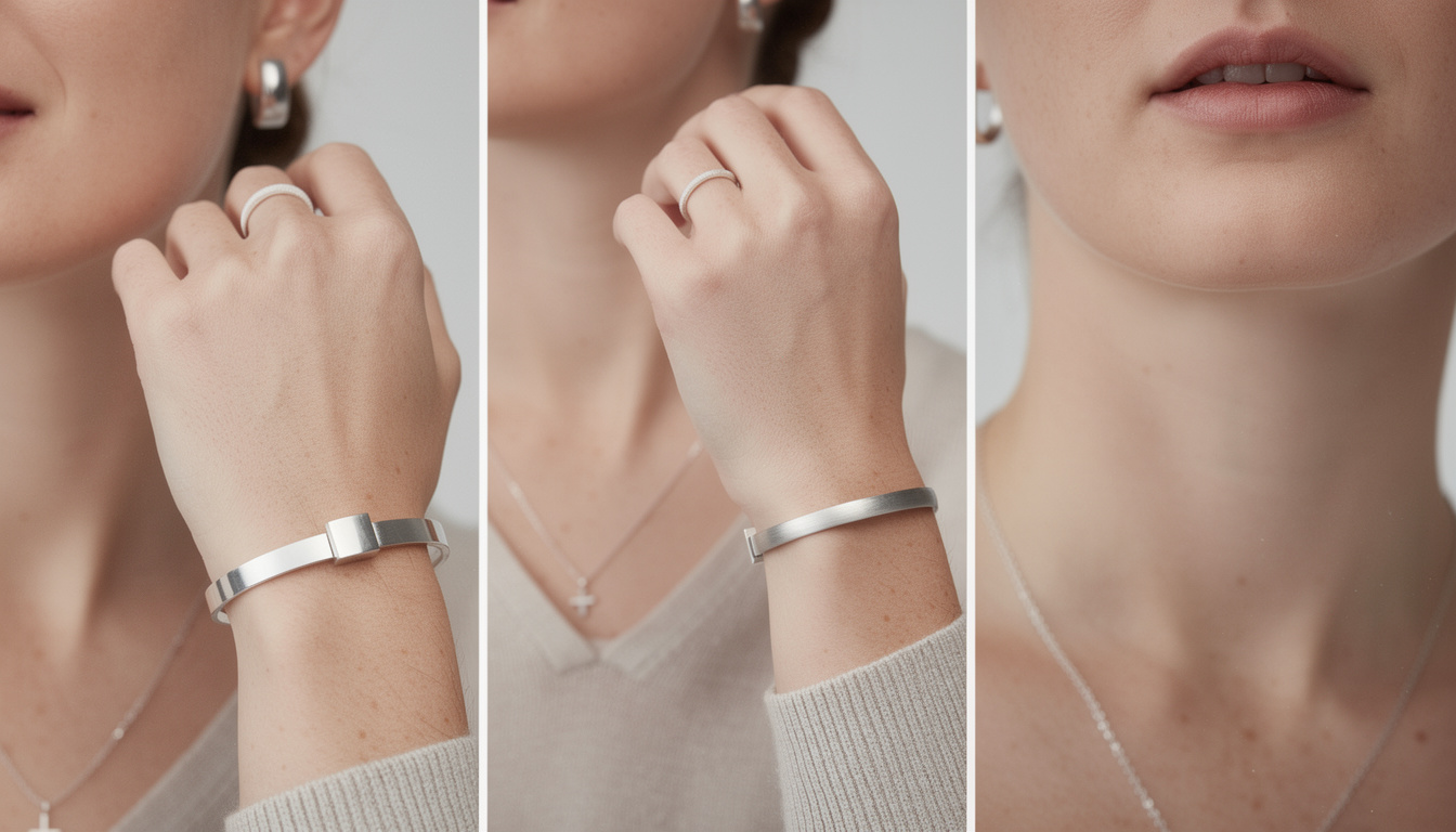 découvrez comment choisir des bijoux en argent qui subliment votre peau claire ou mate et leur rendu unique selon votre carnation.