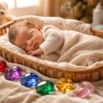 découvrez comment choisir la pierre de naissance porte-bonheur parfaite pour votre bébé et offrez-lui protection et chance dès ses premiers jours.