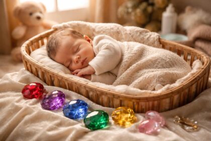 découvrez comment choisir la pierre de naissance porte-bonheur parfaite pour votre bébé et offrez-lui protection et chance dès ses premiers jours.