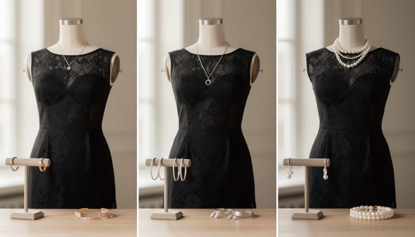 découvrez comment associer parfaitement vos bijoux avec une robe en dentelle noire pour un style élégant et sophistiqué. conseils et idées pour sublimer votre tenue.