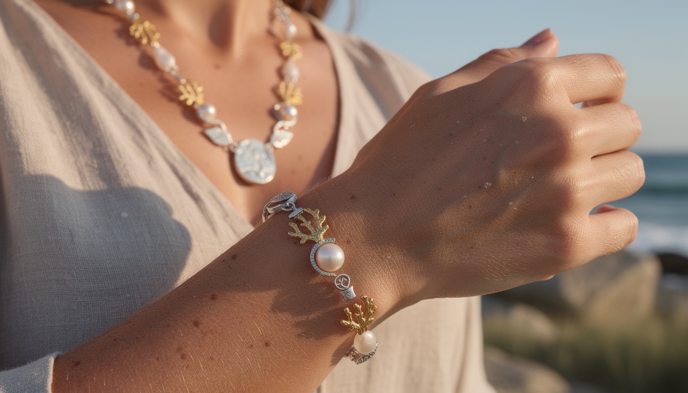 découvrez les bijoux d'inspiration marine, des accessoires élégants qui célèbrent votre passion pour la mer et ses trésors.