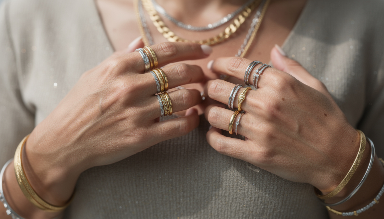 découvrez comment mélanger bijoux en or et en argent avec style grâce à nos astuces pour créer des looks harmonieux et modernes.