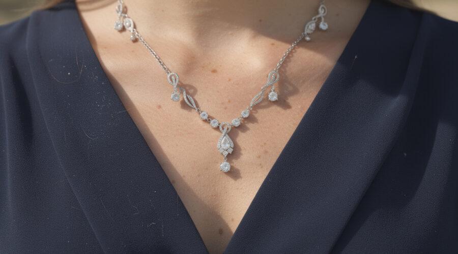 découvrez comment associer parfaitement des bijoux stylés avec une robe bleu marine pour un look élégant et incontournable.