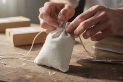 apprenez à confectionner une pochette en tissu écologique pour vos bijoux et adoptez un mode de vie responsable et durable.