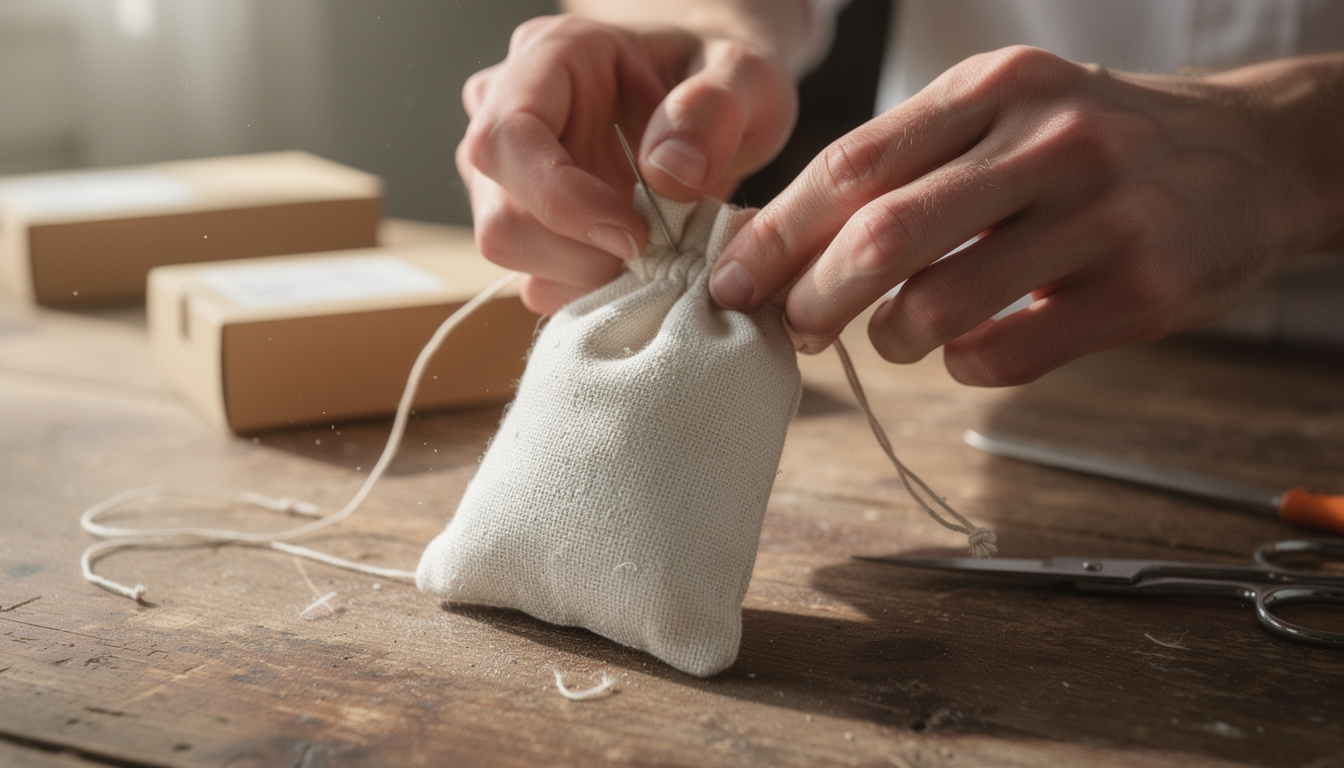apprenez à confectionner une pochette en tissu écologique pour vos bijoux et adoptez un mode de vie responsable et durable.