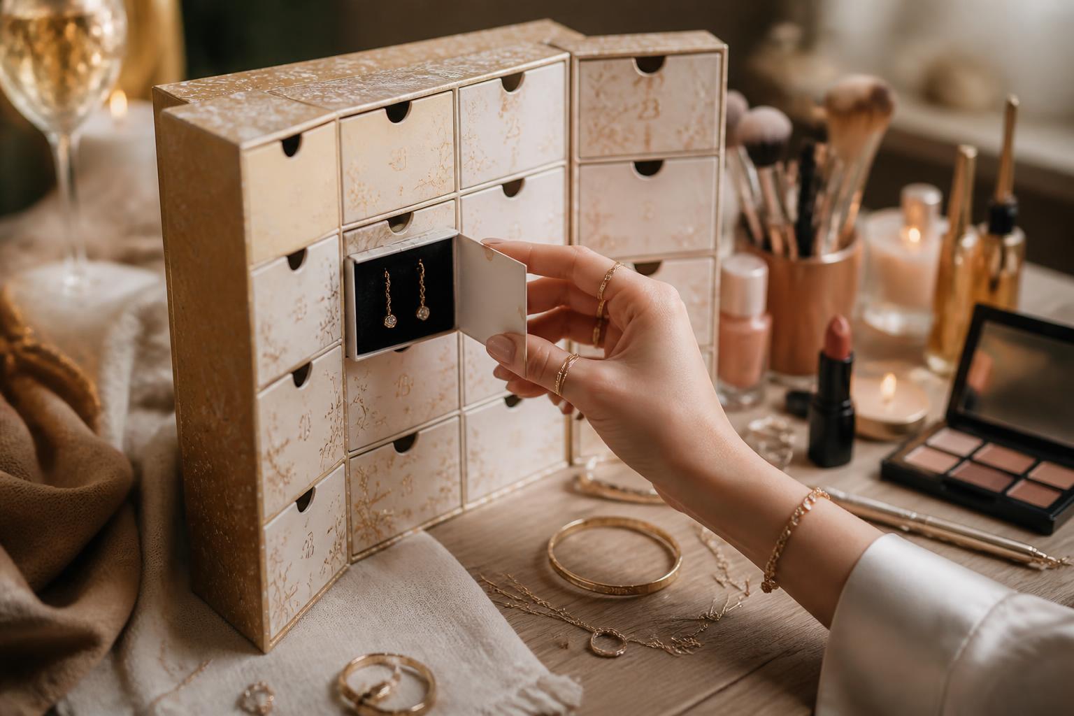 découvrez les tendances incontournables de 2025 avec notre calendrier de l'avent dédié aux bijoux et au maquillage. suivez chaque jour une surprise pour sublimer votre style.