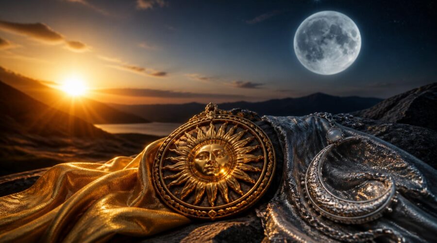 découvrez pourquoi l'or est symboliquement lié au soleil et l'argent à la lune, explorant leurs significations culturelles et mystiques à travers l'histoire.