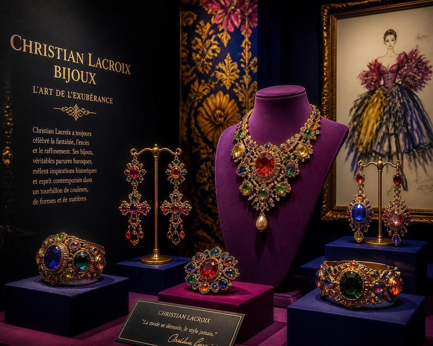 découvrez l’art du raffinement avec notre exploration des prix des bijoux christian lacroix, alliant élégance et luxe intemporel.