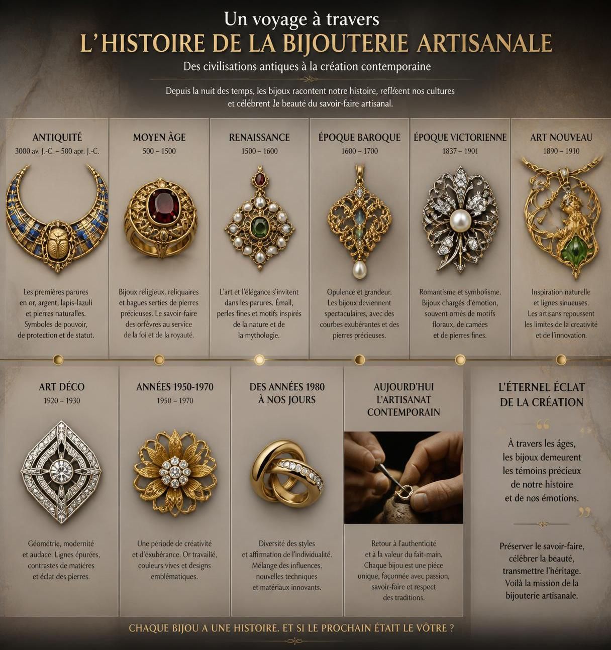découvrez suzanne bijoux, une plongée captivante dans l'histoire de la bijouterie artisanale alliant tradition et élégance pour sublimer votre style.