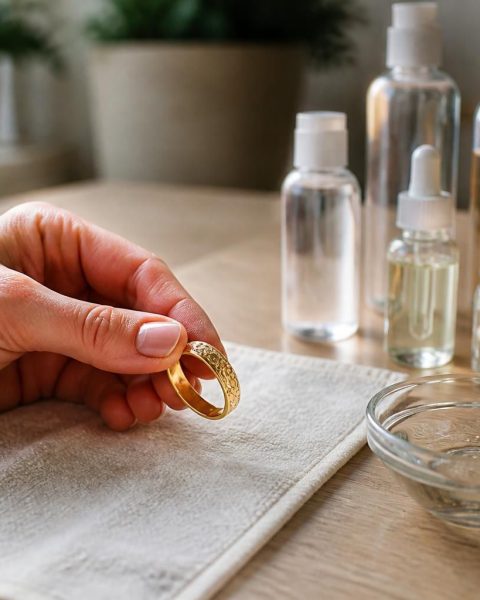 découvrez comment sélectionner les produits idéaux pour nettoyer efficacement et en toute sécurité vos bijoux en plaqué or, afin de préserver leur éclat et leur qualité.